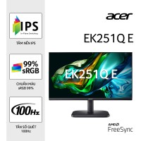 Màn hình Acer EK251Q E 24.5" (FHD 1920 x 1080/ IPS/ 100Hz/ 4 ms)