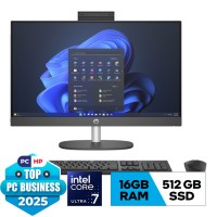 AIO HP ProOne 240 G10 AY2G7PT (Core 7-155U/ 16GB/ 512GB SSD/ 23.8inch/ Win11/ Black)