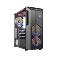 Vỏ Case Jetek BERYL-II  G9602B (Mid Tower/Màu Đen/ Kèm 2 Fan RGB)