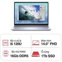 Laptop Dell Inspiron 14 5440 - 71034769 (Core 5 120U/ 16GB/ 1TB/ Onboard/ Windows 11 + Office)
