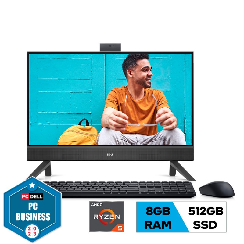 Dell AIO INS 24_5415 (R5-7530U/8GB DDR4/512GB SSD/W11SL+OFFICE)