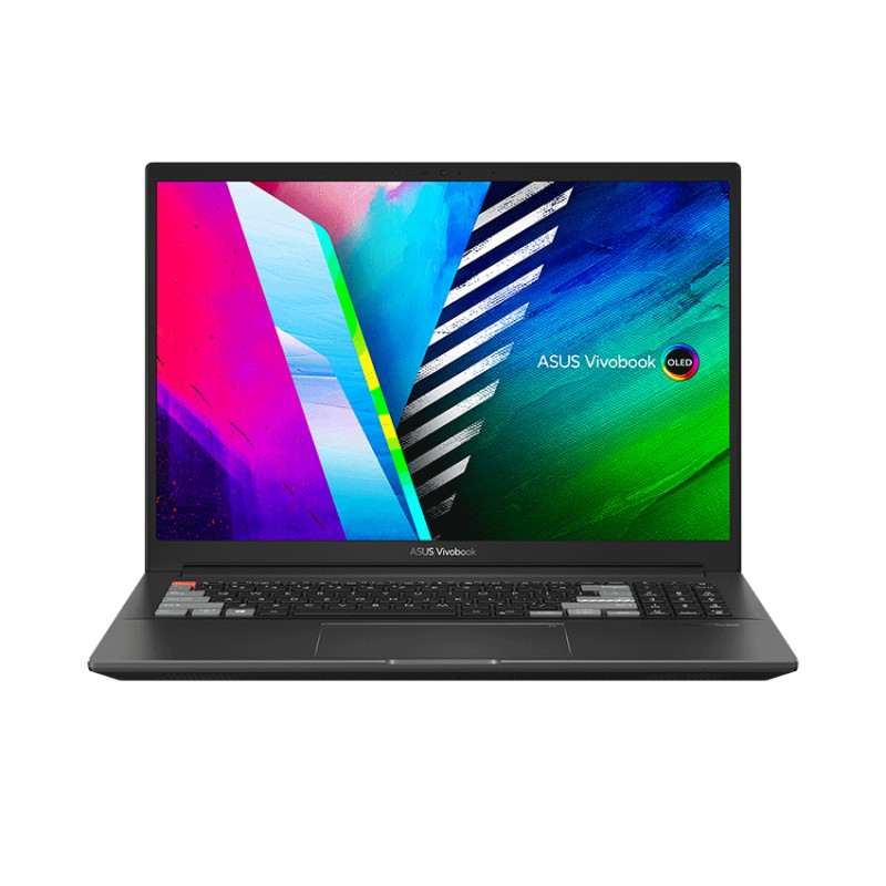 Laptop Asus VivoBook M7600QC-L2077W (R5 5600H/16GB RAM/512GB SSD/16 Oled 2.8K/RTX3050 4GB/Win11/Đen)